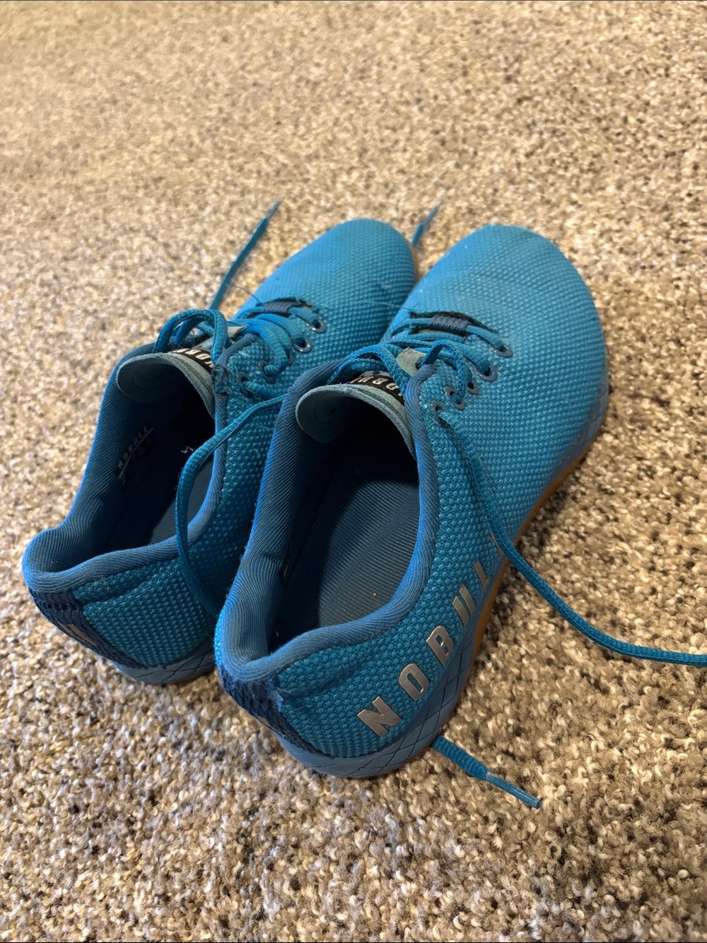 NOBULL Bright Teal Mesh Trainer Sneakers